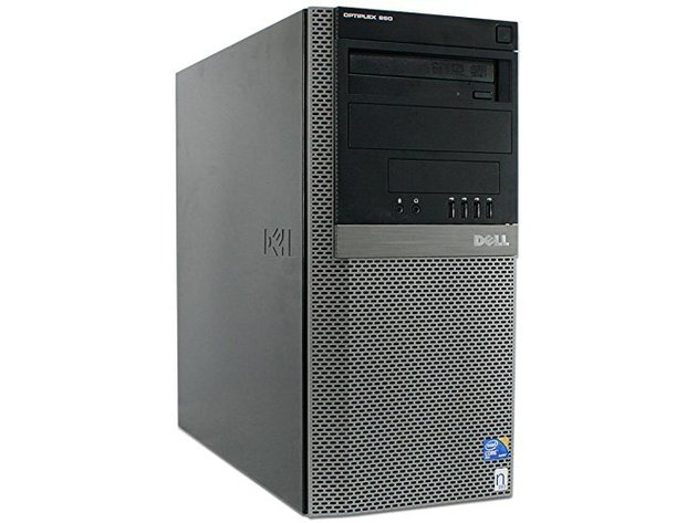Dell Optiplex 980 Tower Computer PC, 3.10 GHz Intel i5 Dual Core Gen 1, 4GB DDR3 RAM, 1TB SATA Hard Drive, Windows 10 Home 64bit (Renewed)