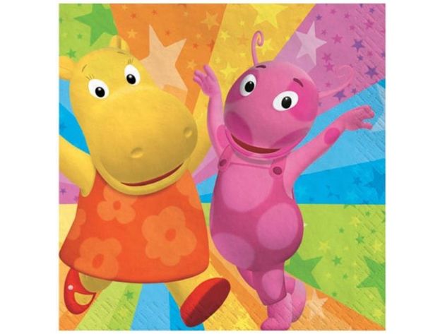 Napkins - Backyardigans - Small - Paper - 2Ply - 16ct - 10 X 10 in