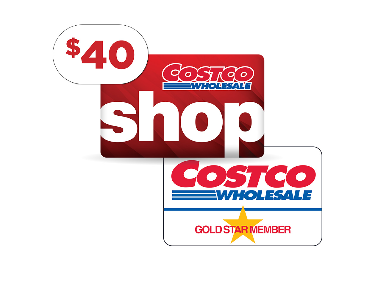 Costco 1-Year Gold Star Membership + a $40 Digital Costco Shop Card