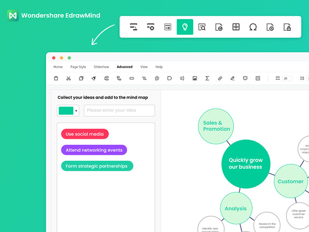 Wondershare EdrawMind Mind Mapping & Brainstorming Tool: 2-Yr ...