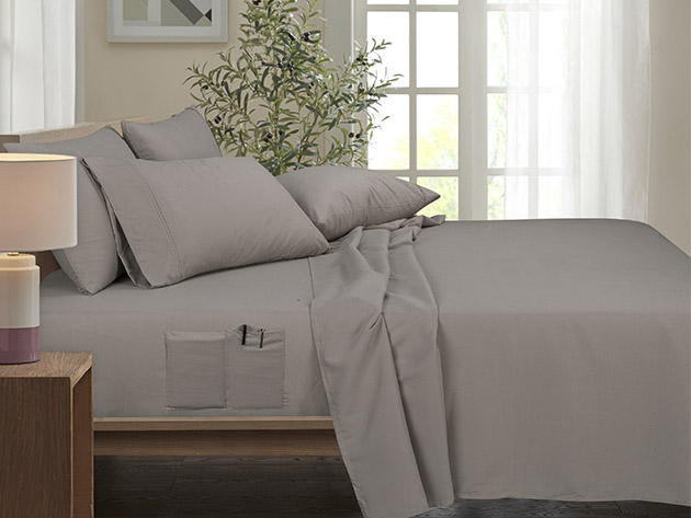 Bamboo Smart Pocket Sheets (Khaki/King/6-Piece)