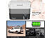 Costway 70 Quart Portable Electric Car Cooler Refrigerator Compressor Freezer Camping - White+Gray+Black