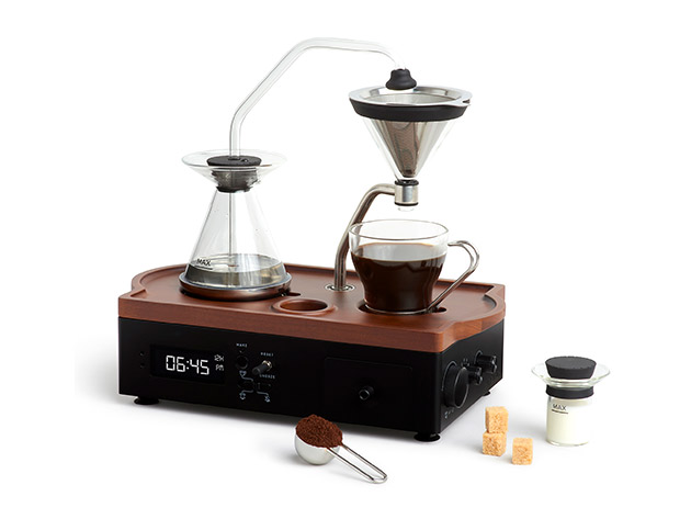 Coffee maker that doubles as alarm clock intrigues people