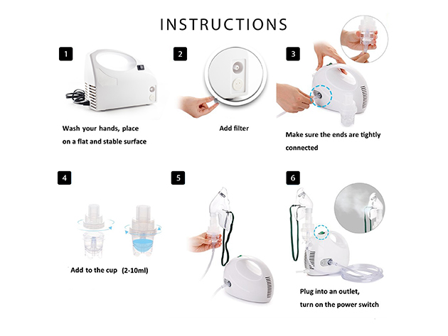 BeC Portable Compact Travel Nebulizer