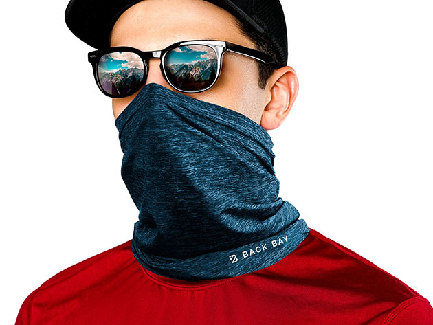 Back Bay Athletic Neck Gaiter (Heather Blue/Small)