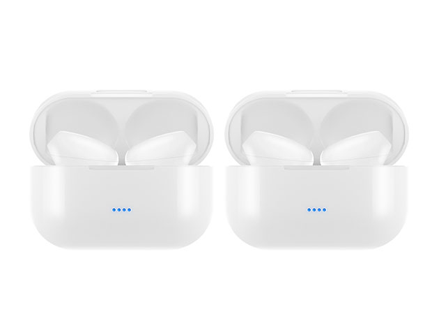 AirTaps True Wireless Earbuds with Charging Case: 2-Pack