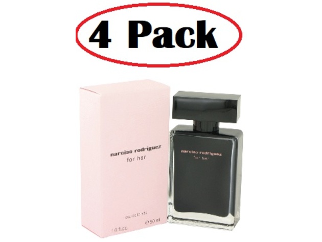 4 Pack of Narciso Rodriguez by Narciso Rodriguez Eau De Toilette Spray 1.6 oz