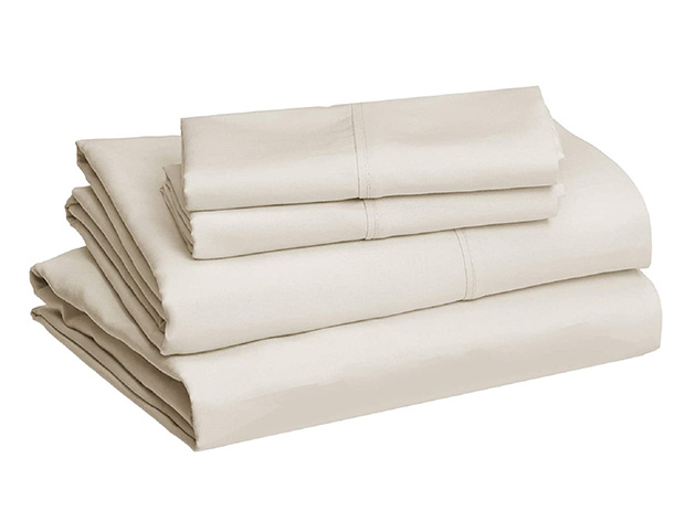 Jeske 1000 Thread Count Egyptian-Quality 100% Cotton Sheet Set (Full/Ivory)