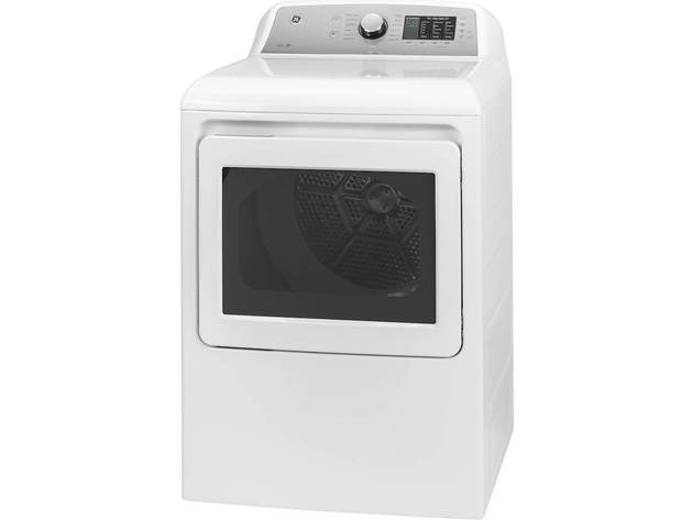 GE GTD72EBSNWS 7.4 Cu. Ft. White Electric Dryer