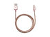 Tech2 MFI Metal Charge & Sync Lightning Cable (Rose Gold)