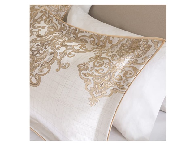 Madison Park Vanessa	7-Piece Gold Comforter Set King