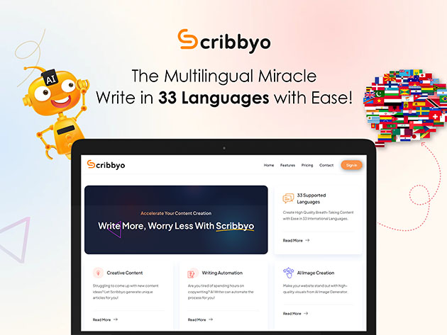 Scribbyo AI: Lifetime Subscription
