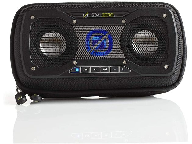 Goal Zero Rock Out 2 USB Rechargeable Portable Bluetooh Speaker Aux Input E3, Black (New Open Box)