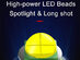 Rechargeable COB-LED Flashlight