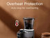 Sboly Adjustable Conical Burr 15-Setting Coffee Grinder for 2-10 Cups