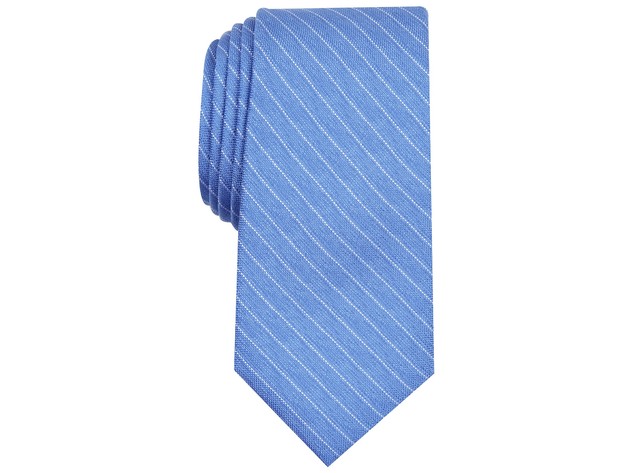 Alfani Men's Stripe Tie Blue One Size