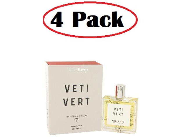 4 Pack of Veti Vert by Miller Harris Eau De Parfum Spray 3.4 oz