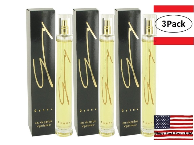 3 Pack Genny Noir by Gianfranco Ferre Eau De Parfum Spray 3.4 oz for Women