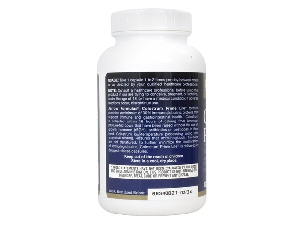 Jarrow Formulas - Colostrum Prime Life 500 mcg. - 120 Capsules
