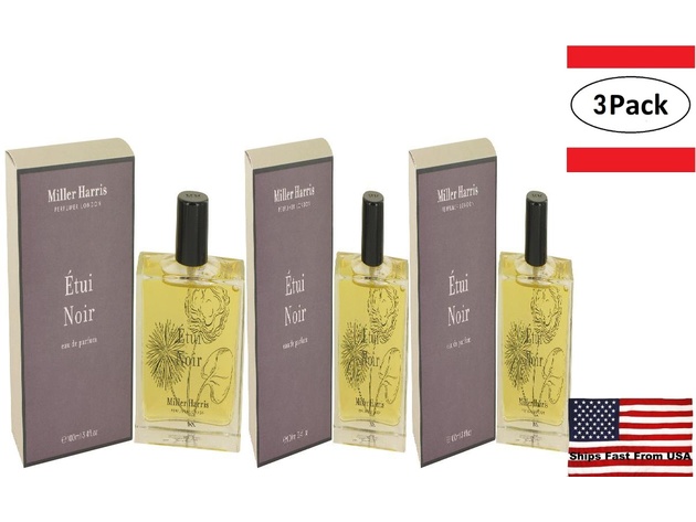 3 Pack Etui Noir by Miller Harris Eau De Parfum Spray 3.4 oz for Women