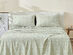 4-Piece Floral Print Microfiber Sheet Set (Floral Green/Queen)