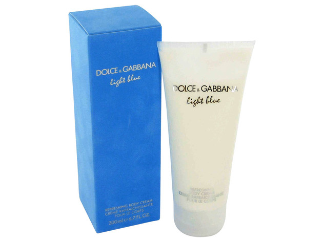 Light Blue by Dolce & Gabbana Body Cream 6.7 oz for Women (Package of 2)