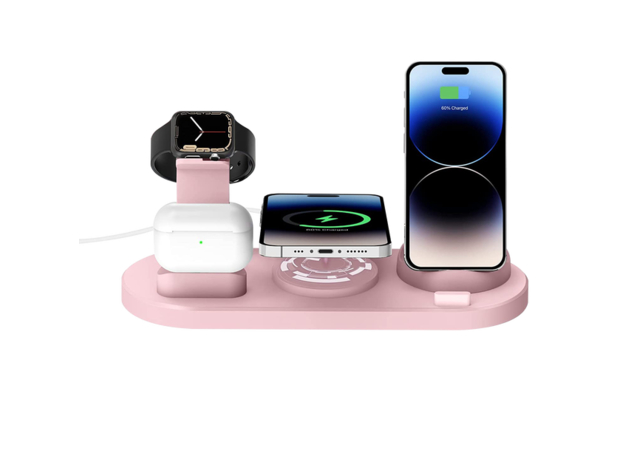 Wireless charger 4 in 1 magnetic charging station