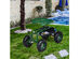 Costway Garden Cart Rolling Work Seat w/ Tool Tray Basket - Green