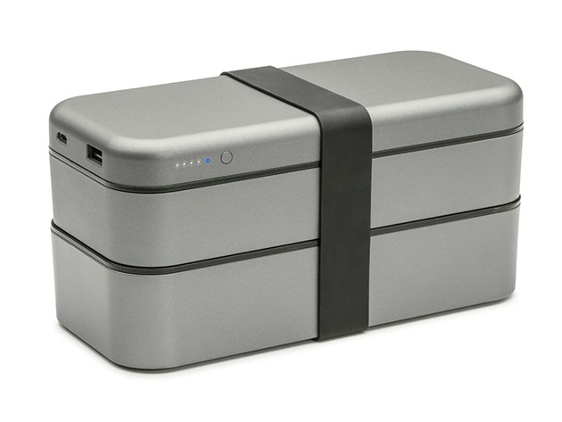 Bentostack Charge 8000mAh Wireless Charger Power Bank & Apple Accessory Organizer