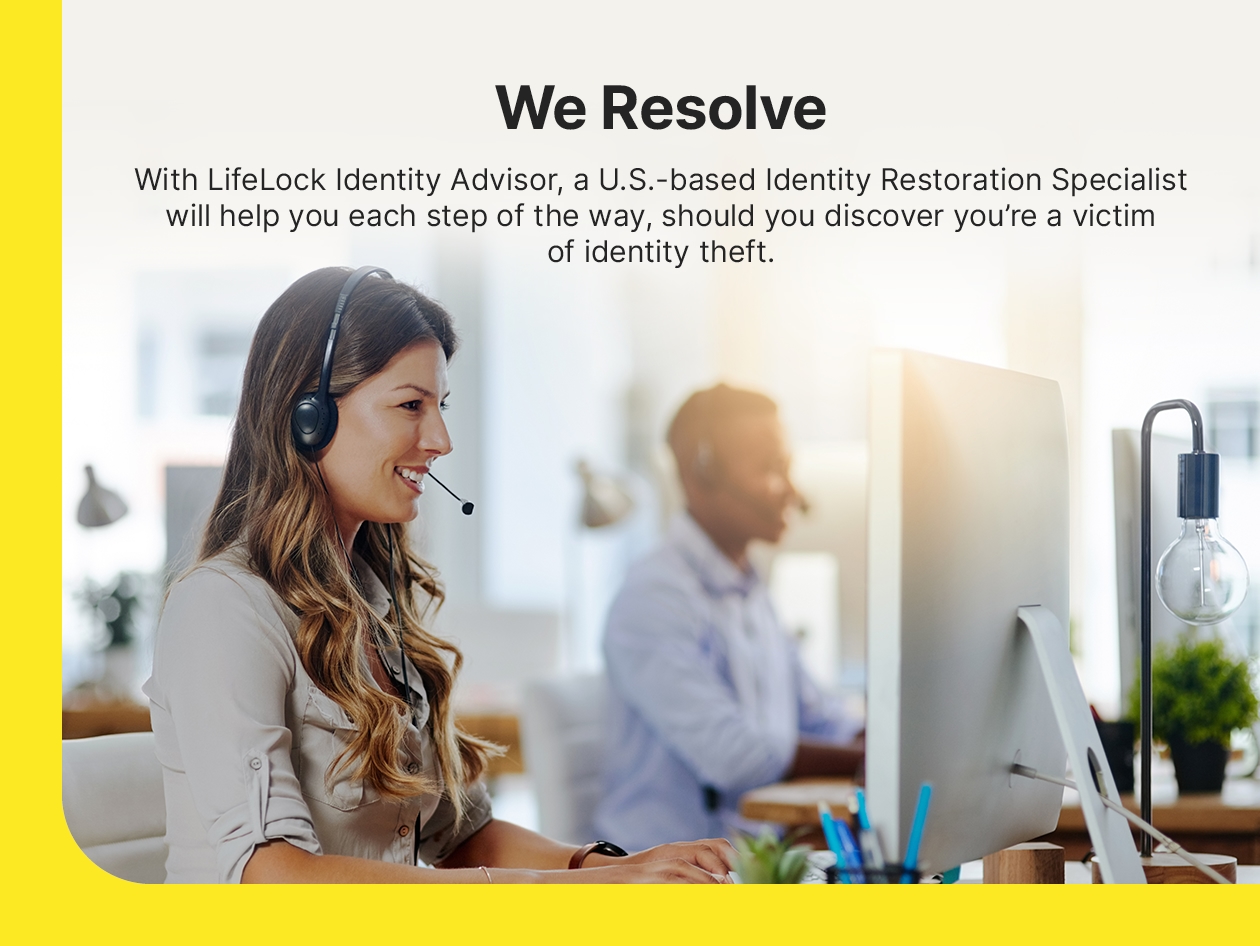 Norton 360 Standard (2 Device) w/ LifeLock Identity Advisor – Includes Antivirus Software, VPN, and Identity Theft Restoration Support - 1 Year Subscription