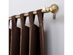 Sun Zero Kenneth Energy Evan Energy Saving Blackout 40 X 63 Inch Tab Top Single Curtain Panel, Chocolate