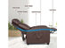Recliner Massage Chair, Ergonomic Adjustable Single Sofa with Padded Seat - Brown