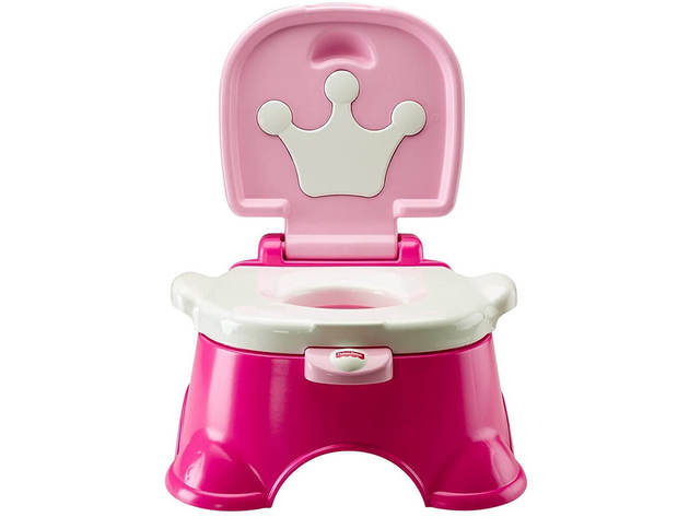 Fisher-Price FPDRM01 Pink Princess Stepstool Potty