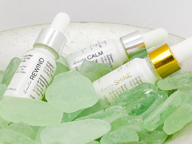 Trio: Shine, Rewind & Calm Natural Beauty Oil Set