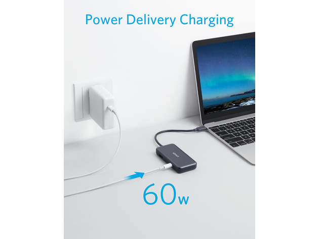 Anker 3-in-1 Premium USB C Hub with Power Delivery