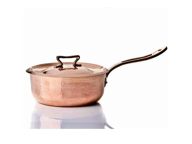 Deep Copper Saut Pan with Standard Lid, 7 qt | Raw Story