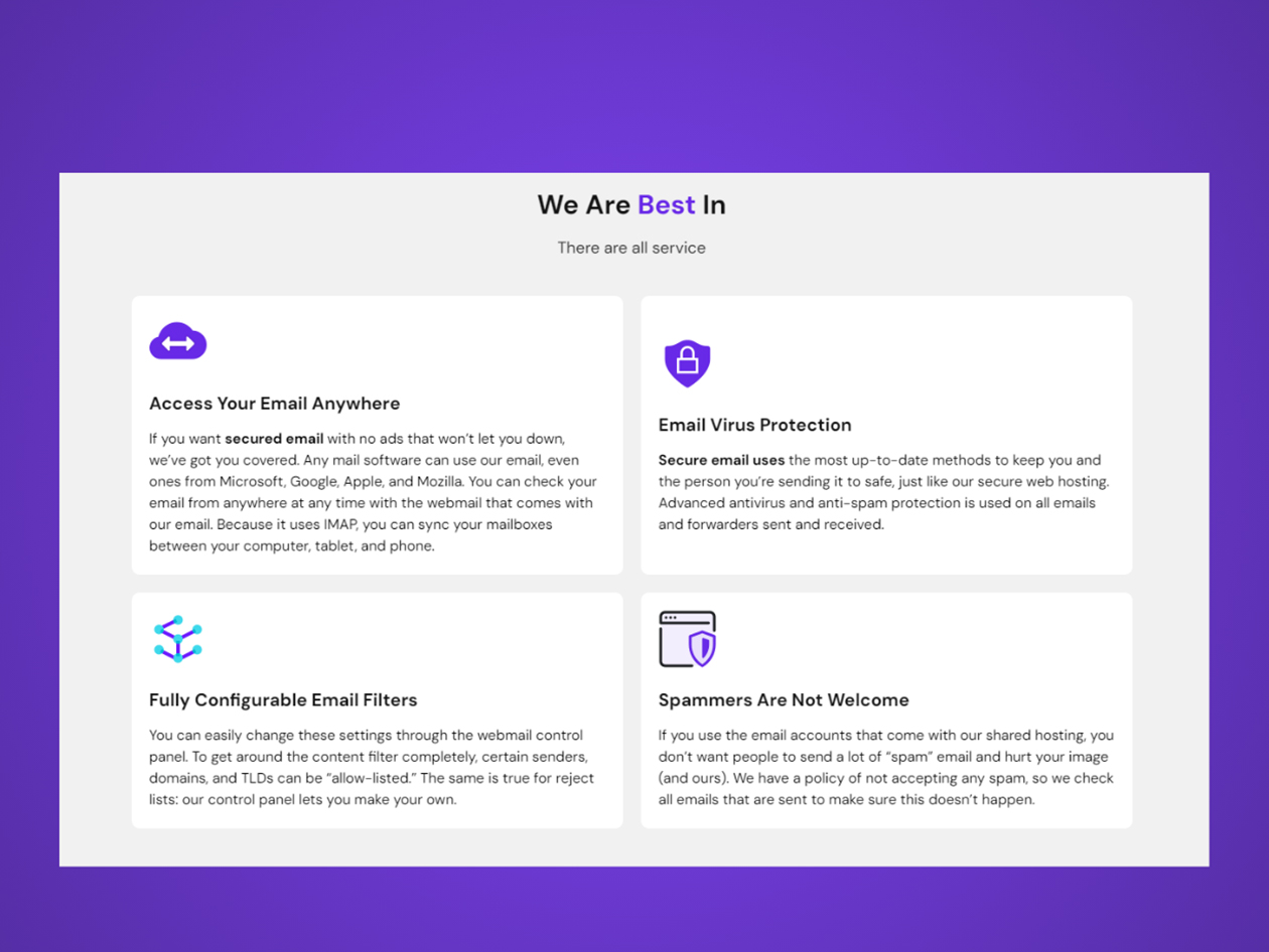 BuzzEmailHost Business Email Provider: Lifetime Subscription (Tier 2)