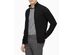 Calvin Klein Men's Merino Wool Full-Zip Sweater Black Size Small