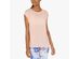Calvin Klein Women's Cap-Sleeve Crisscross Back T-Shirt Nude Size Extra Small