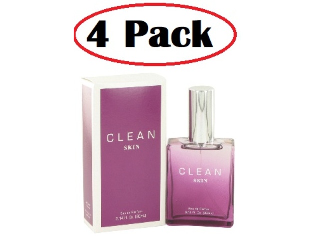 4 Pack of Clean Skin by Clean Eau De Parfum Spray 2.14 oz