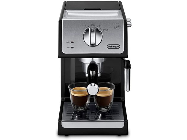 De'Longhi A-3220-RMB Stainless Steel Espresso Cappuccino Maker Manual Frother (Used)