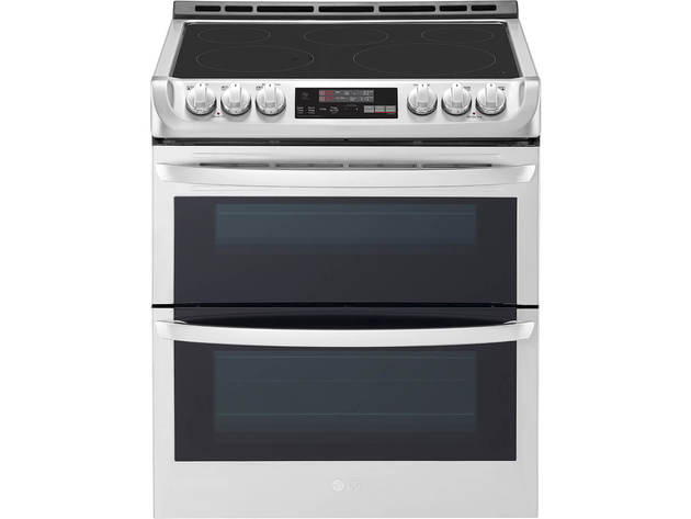 LG LTE4815ST 7.3 Cu. Ft. Stainless Double Oven Electric Range