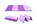 Costway 4'x8'x2'' Gymnastics Yoga Mat Thick Folding Panel Gym Purple/Pink 