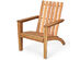 Costway Patio Acacia Wood Adirondack Chair Lounge Armchair Durable Outdoor Garden Yard