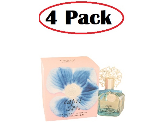 4 Pack of Vince Camuto Capri by Vince Camuto Body Mist 8 oz