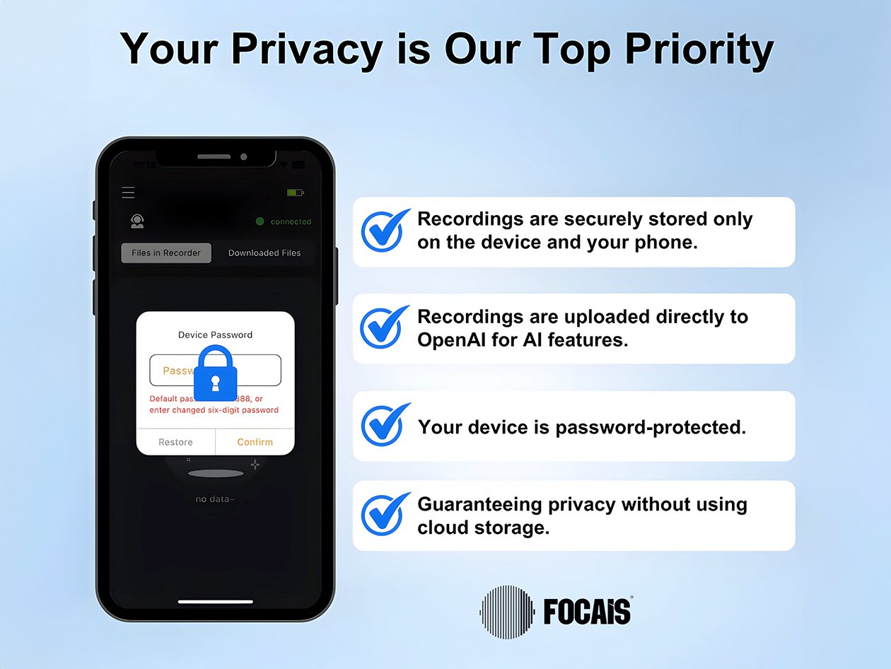 Focais: Meet One - Voice-Activated AI-Powered Recorder