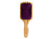 Detangling Natural Bamboo Paddle Brush with Boar Bristles (Purple)
