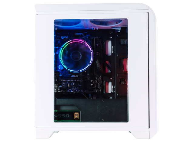 Periphio Warp Gaming PC Radeon Vega 3 iGPU 2GB - White (Refurbished)