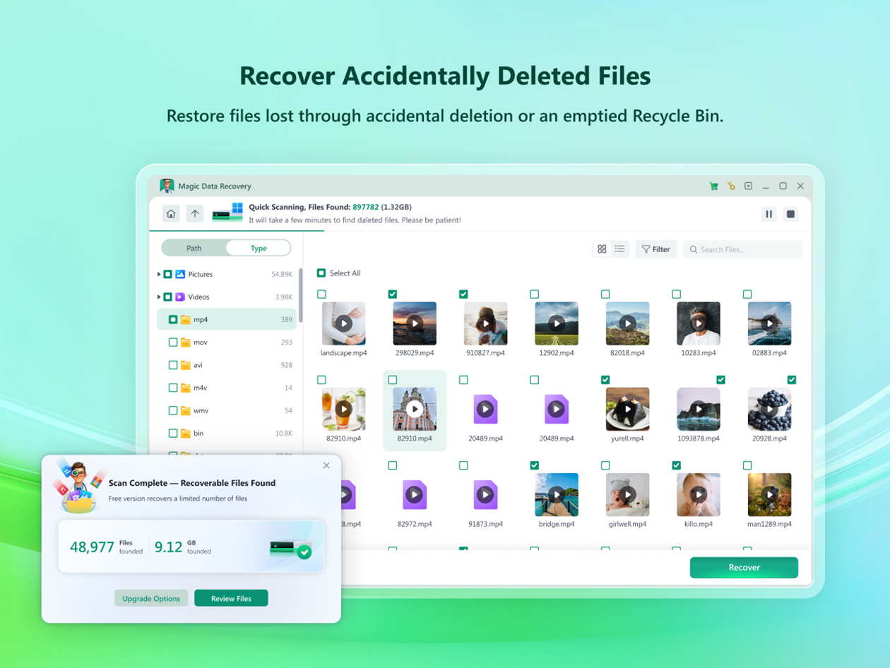 Magic Data Recovery Pro Edition: Lifetime License for Windows