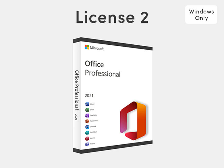 Microsoft Office Professional 2021 for Windows: Lifetime License